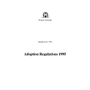 Adoption Regulations 1995 (WA)